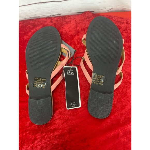 Charles Albert Selene Size Medium Women's Rose Pink Sandals - Picture 2 of 5